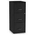 Black 3 Drawer Vertical File Cabinet D47710