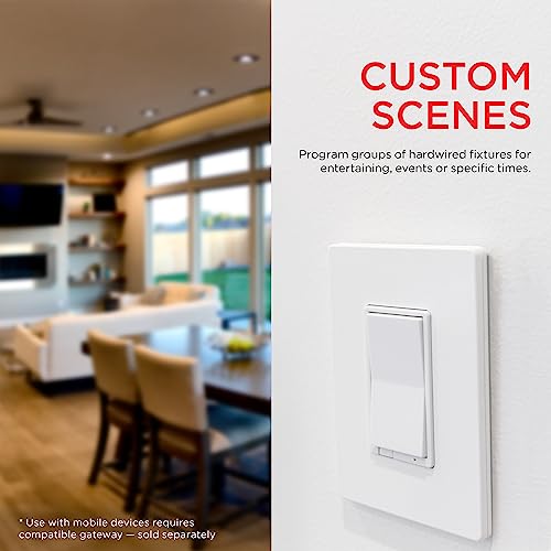 White In-Wall Smart Lighting Switch 2 Pack F913