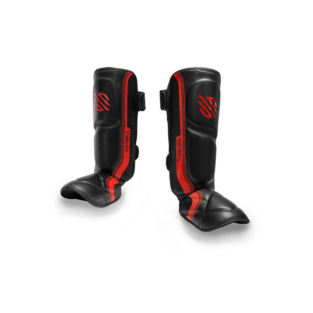 Blue/Silver L/XL MMA Shin Guards D3506