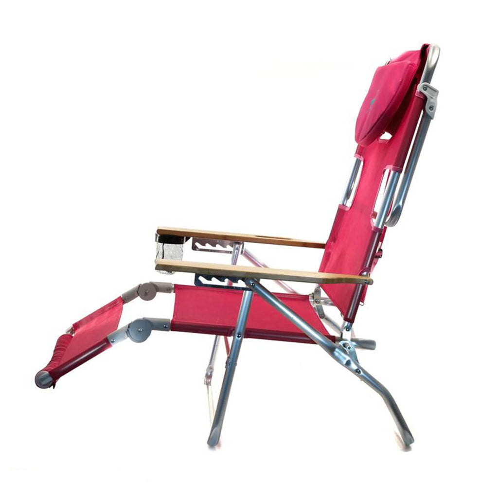 Pink 16" Tall Reclining Beach Chair 4 Pack Y1750