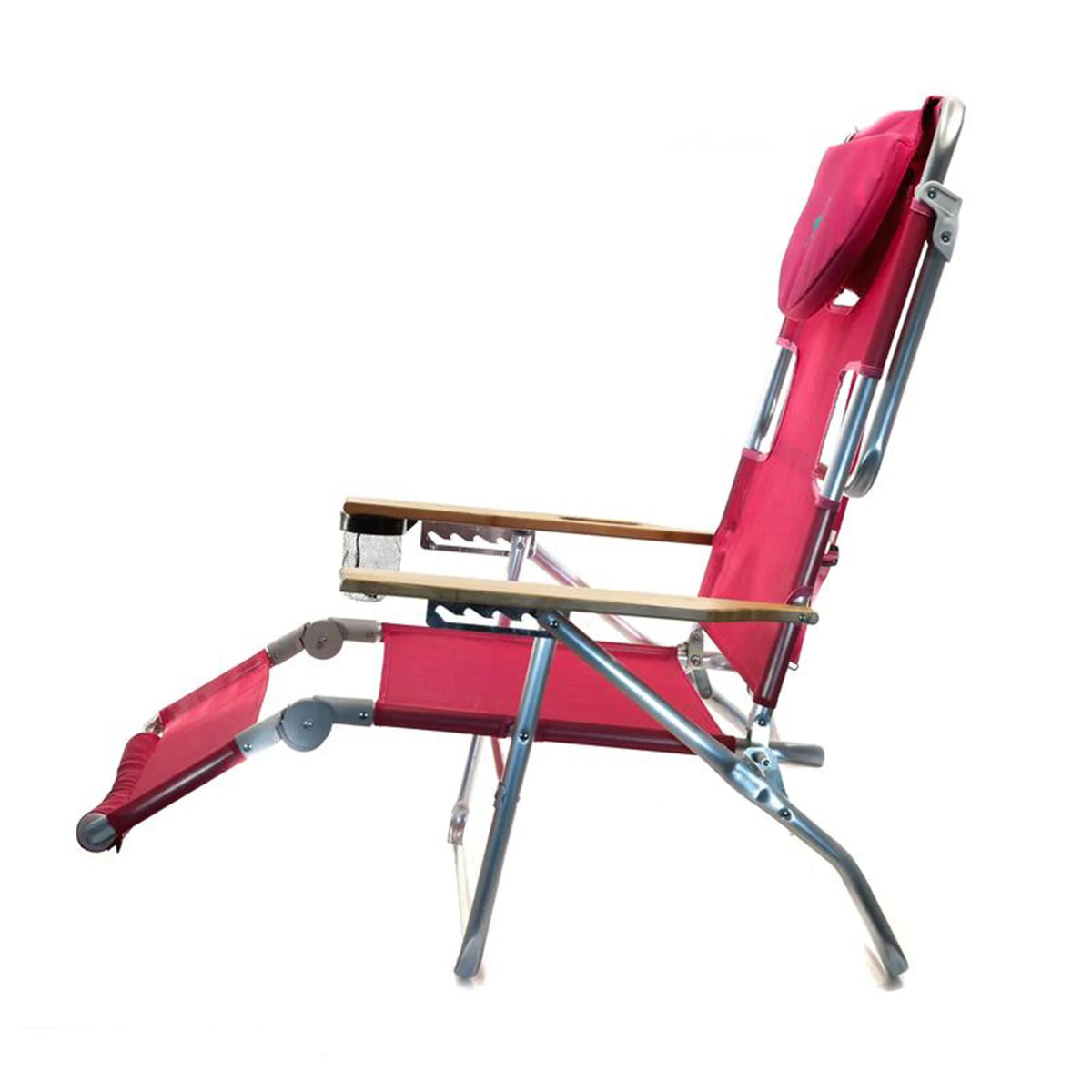 Pink 16" Tall Reclining Beach Chair 4 Pack Y1750