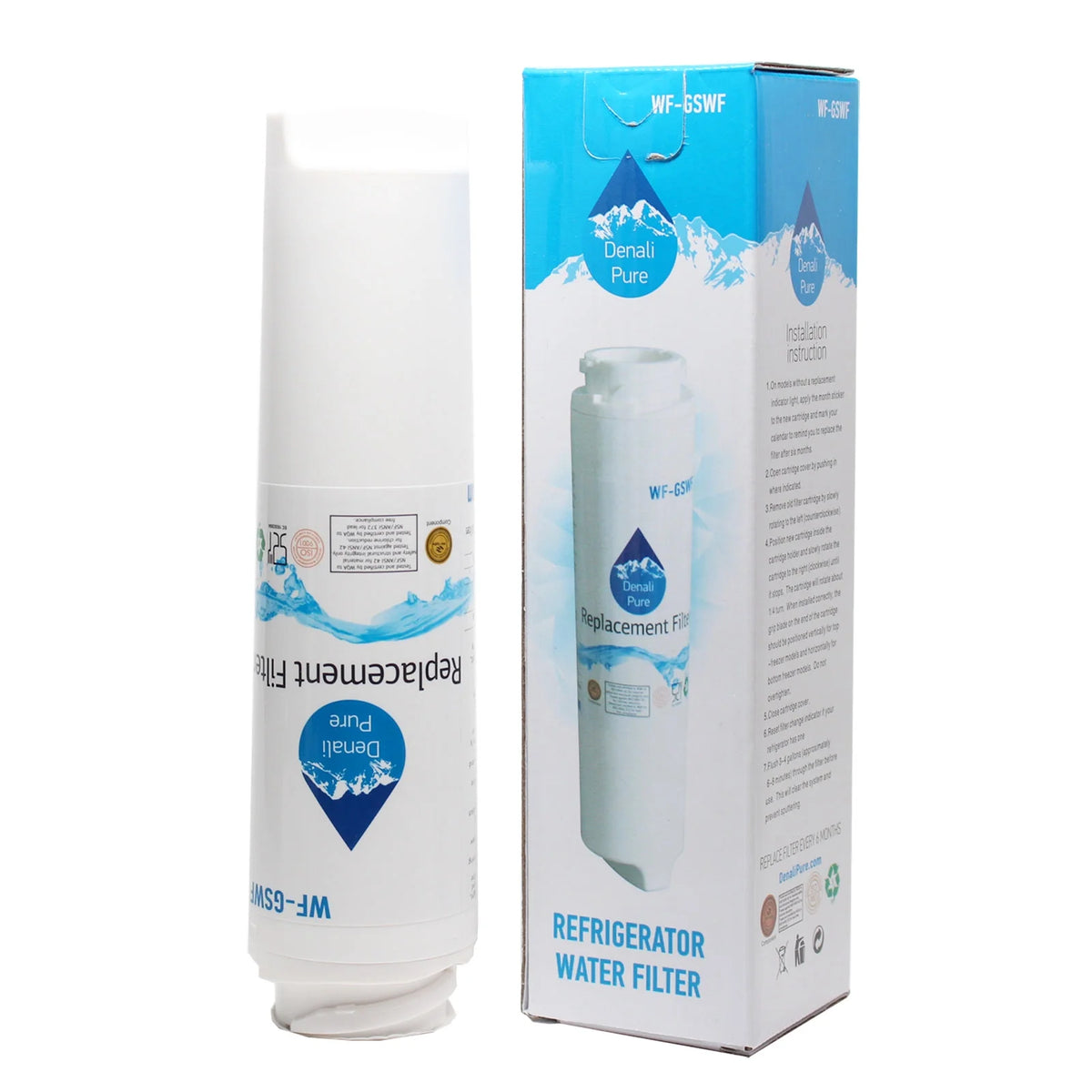 5-Pack Replacement Refrigerator Water Filter Cartridge D303167