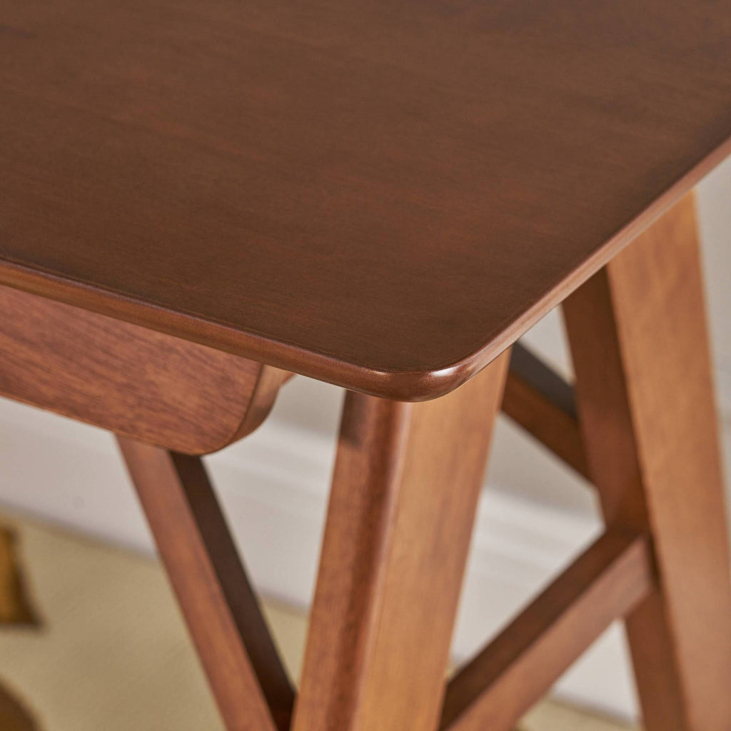 Modern Faux Wood Desk with Veneer D8024