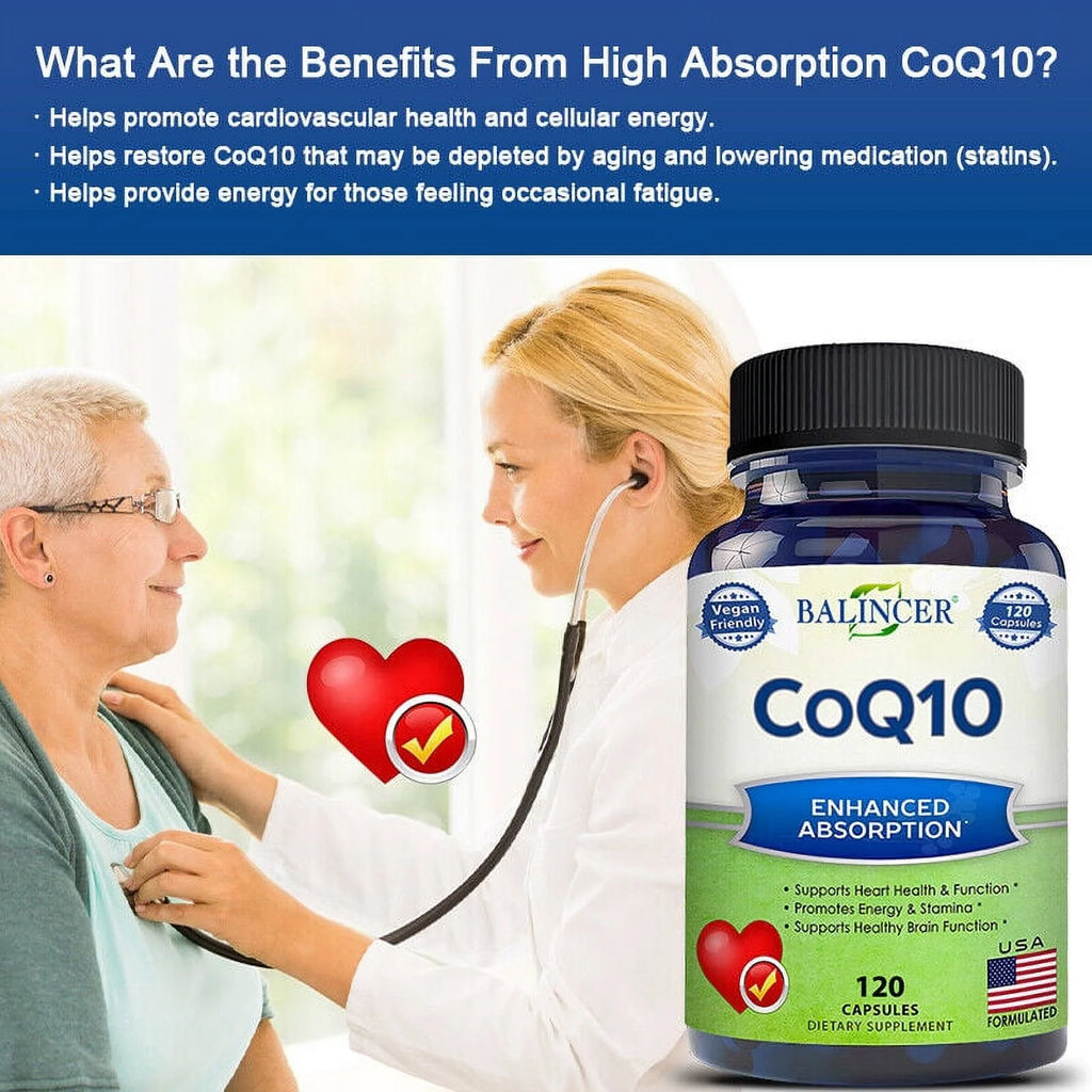 CoQ10 400mg 120 Capsules Y816