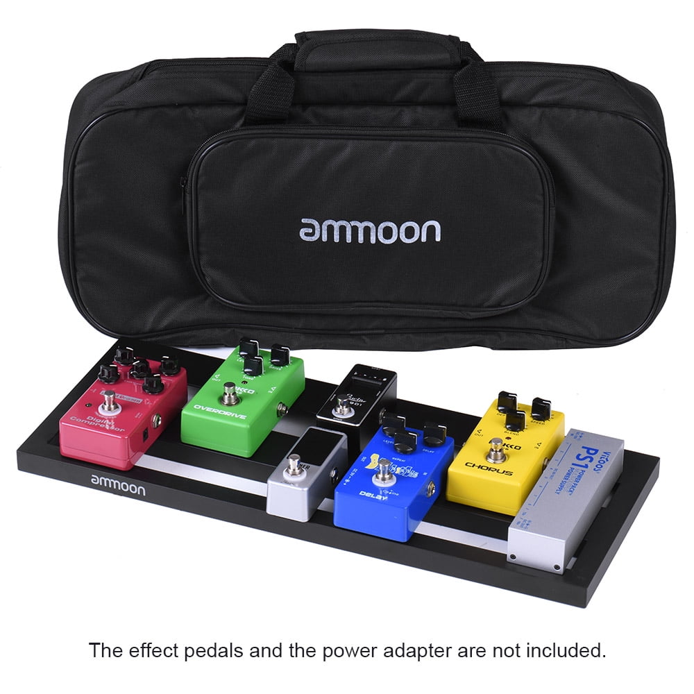 Portable Guitar Pedal Board Aluminum Alloy with Carrying Bag K4587