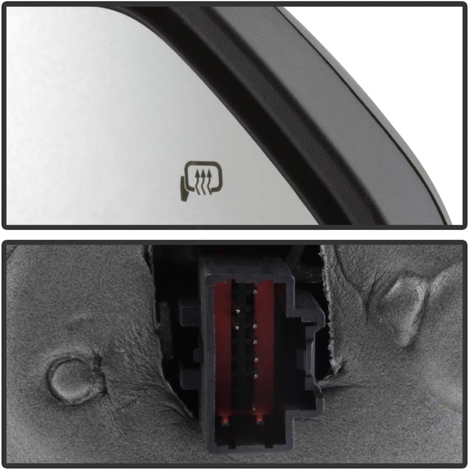 Telescoping Power Heated LED Signal Lights Towing Mirrors Pair Set C210323