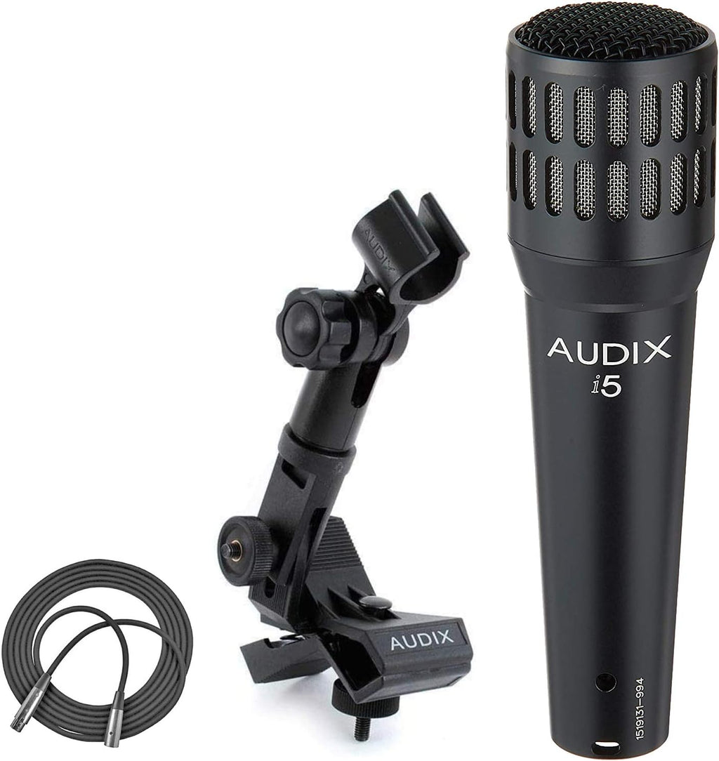 Dynamic Instrument Microphone with Microphone Clip and XLR Mic Cable Z38770