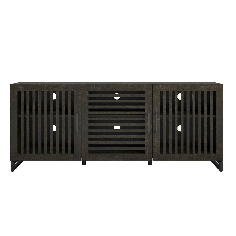 Brown Oak Particle Board TV Stand D569477