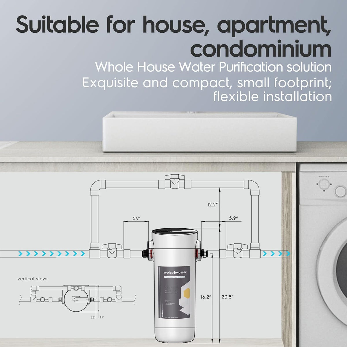 Whole House Water Filter System Q763