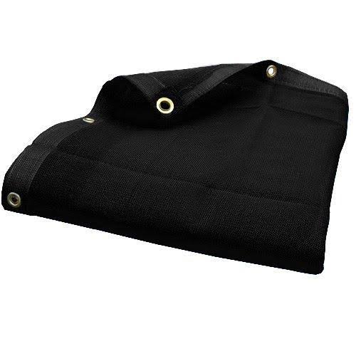 10'x16' Black Heavy Duty Mesh Tarp Sun Shade F95768