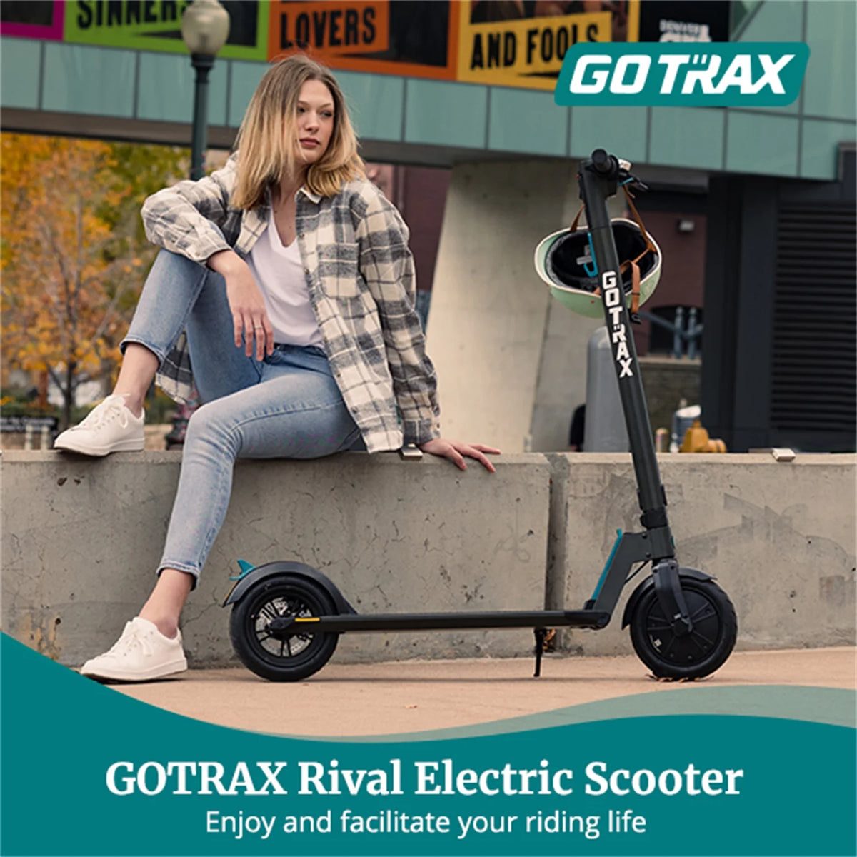 Adult Commuting Electric Scooter, Max Load 220lbs Z7669