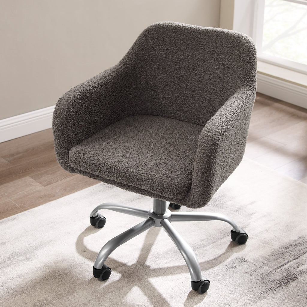 Gray Sherpa Task Chair with Adjustable Height & Swivel B171