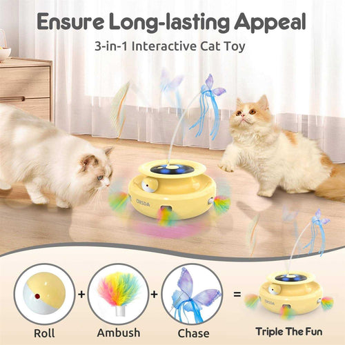 3-in-1 Rechargeable Interactive Cat Toys P703