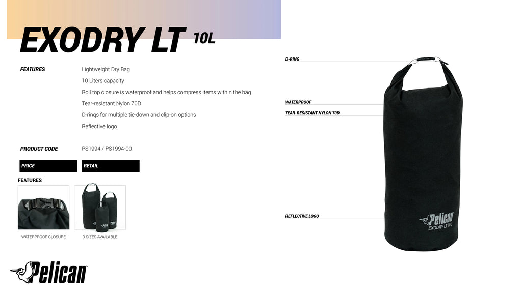 Exodry LT 10L Dry Bag V4991