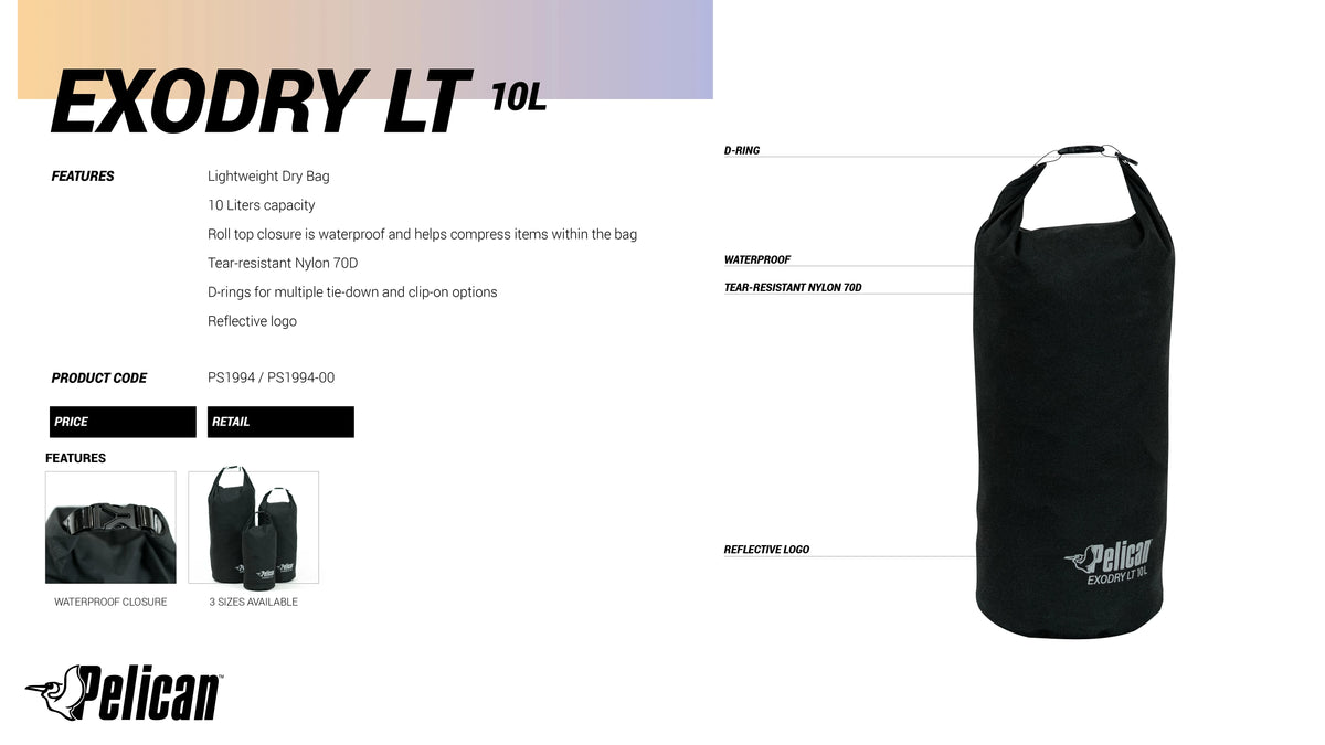 Exodry LT 10L Dry Bag V4991