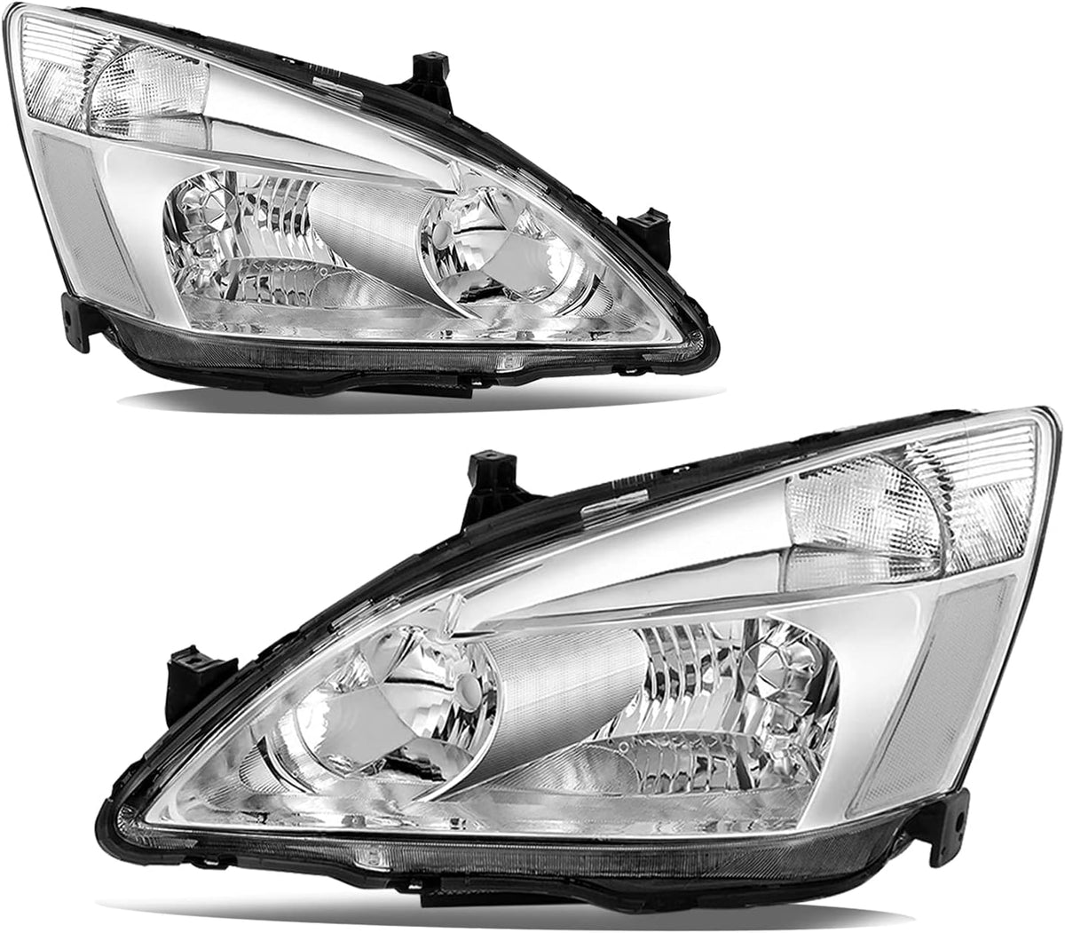Headlight Assembly for 2003 to 2007 Honda Accord Black Housing M303