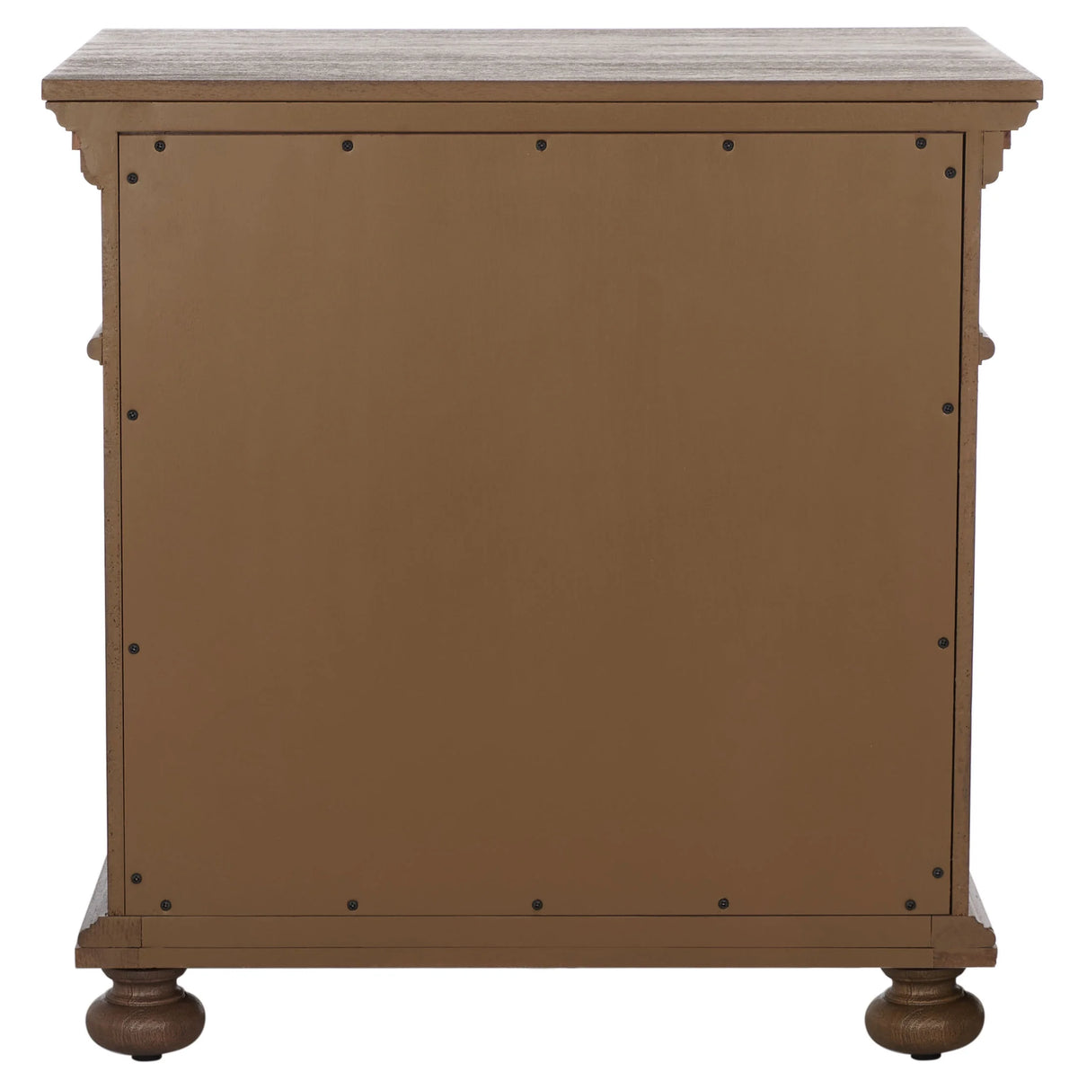 Brown 3 Drawer Nightstand U66699