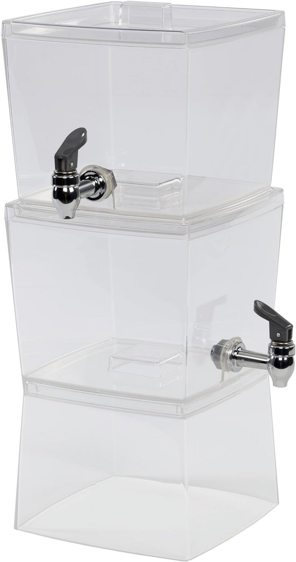 Clear Stacking Beverage Dispenser, 2 Units M26478