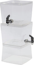 Clear Stacking Beverage Dispenser, 2 Units M26478