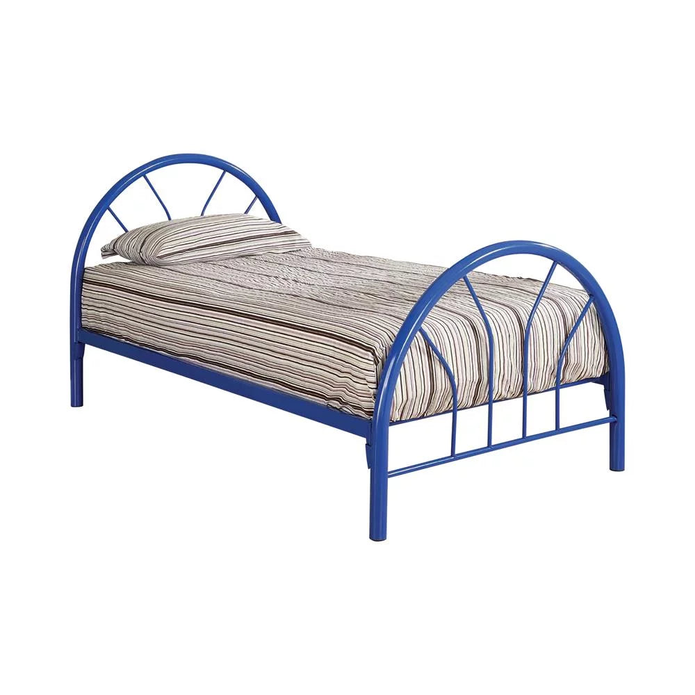 Twin Metal Bed Blue Y382
