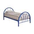 Twin Metal Bed Blue Y382