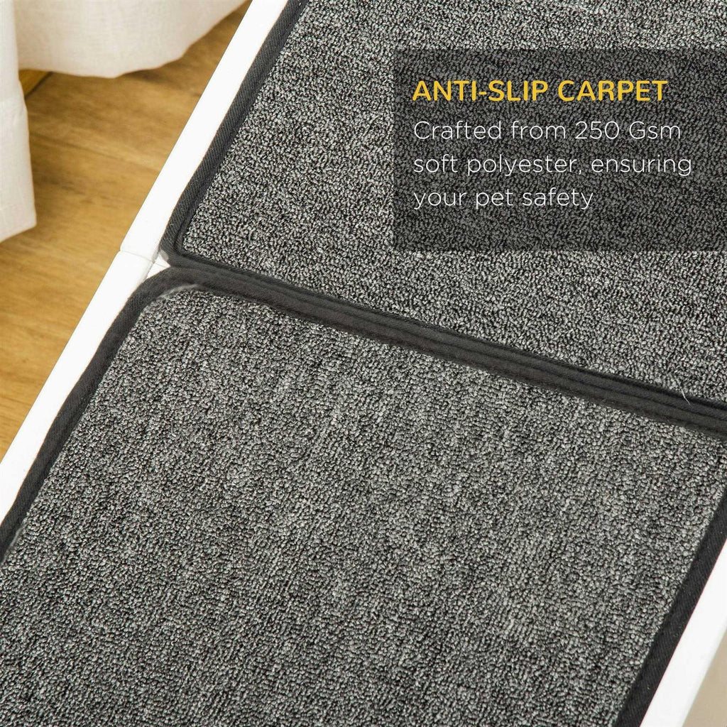 Dog Bed Ramp with Non-Slip Carpet F354257