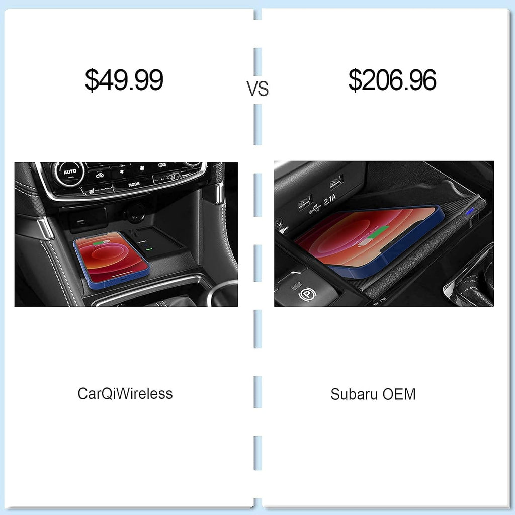 Wireless Charger Center Console Organizer for Subaru Forester Crosstrek Impreza B26016