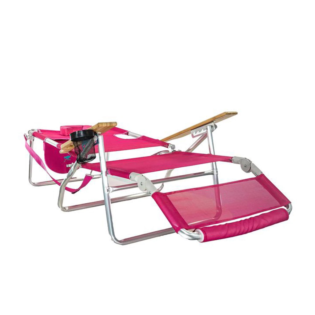 Pink 16" Tall Reclining Beach Chair 4 Pack Y1750