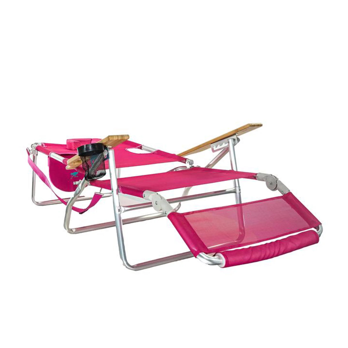 Pink 16" Tall Reclining Beach Chair 4 Pack Y1750