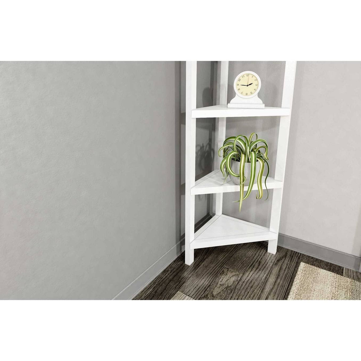 White 2 Shelves Bookcase W12964