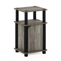 3-Tier End Table with Door X4550