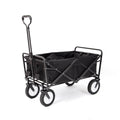 Collapsible Folding Outdoor Utility Wagon Cart, Black E957