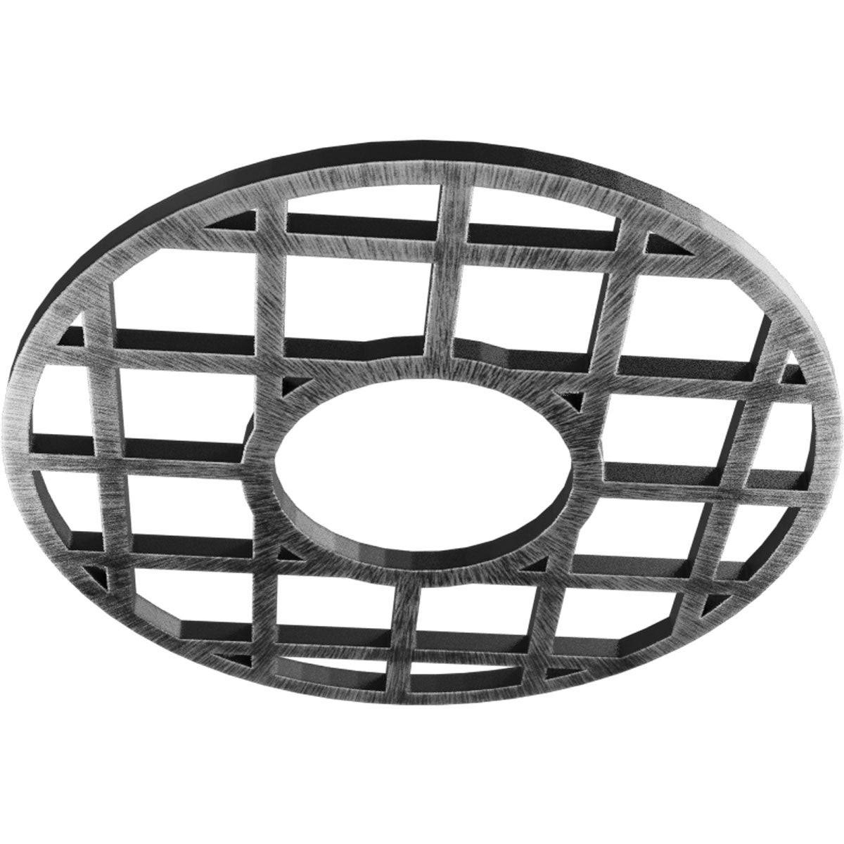 Black PVC Pierced Ceiling Medallion S2455