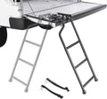 Foldable Pickup Truck Tailgate Ladder, Steel, 300 lbs, Pack of 2 R545173