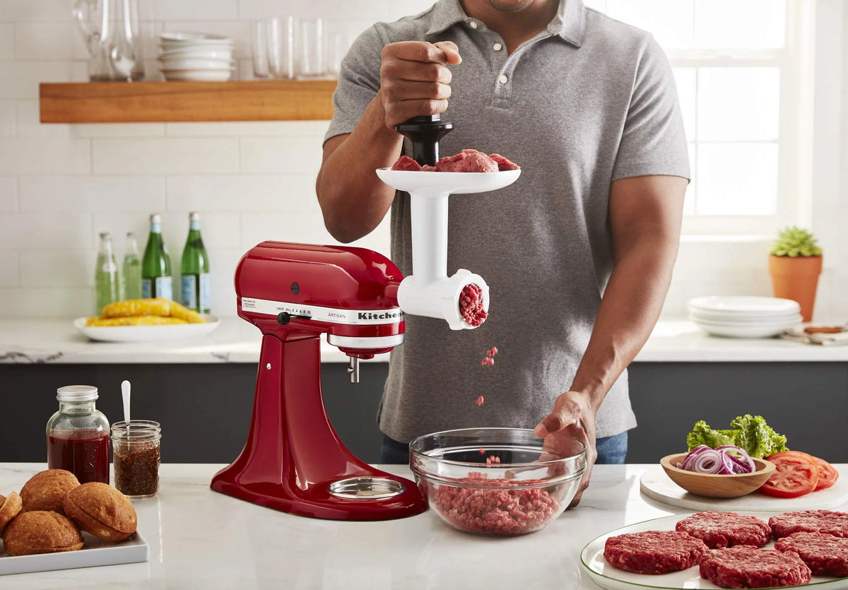 White Food Grinder Attachment Y232