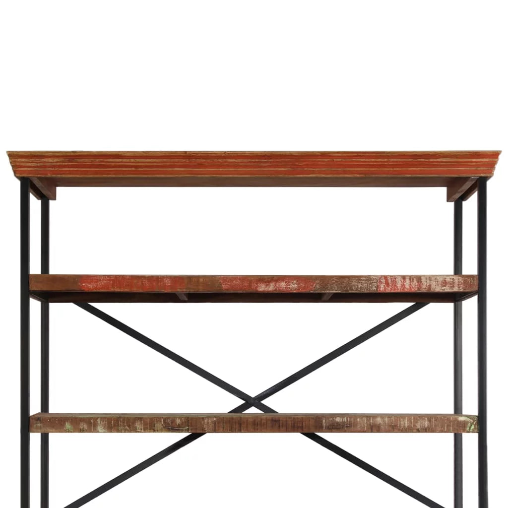 Solid Reclaimed Wood Sideboard with Shelves Z1739
