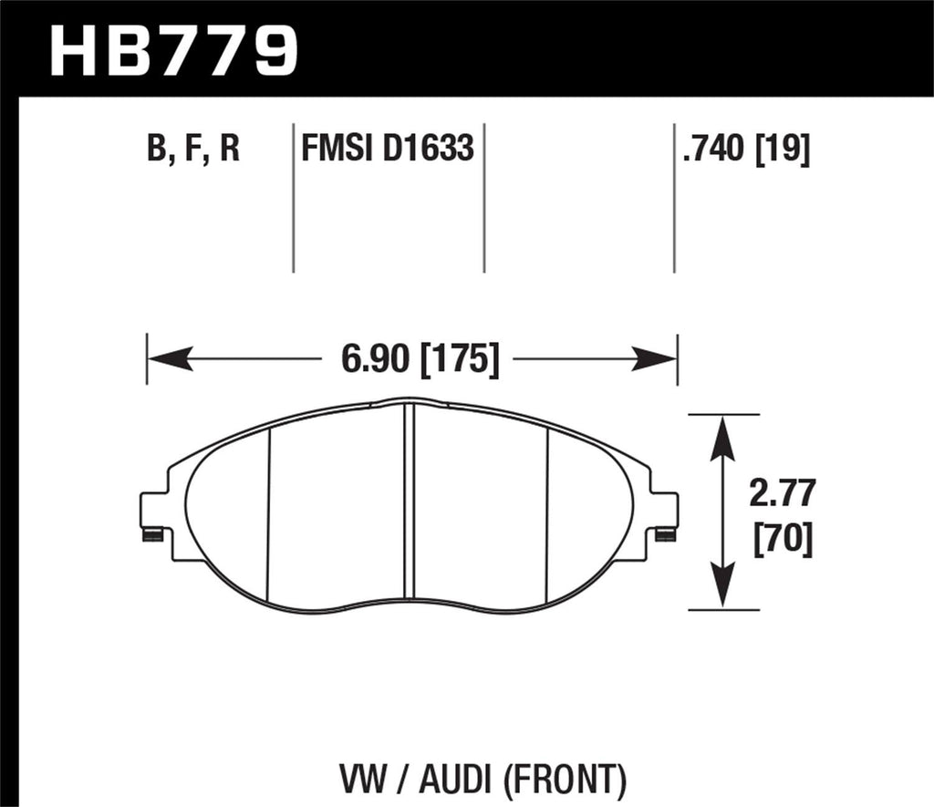 HPS 5.0 Brake Pads B65520