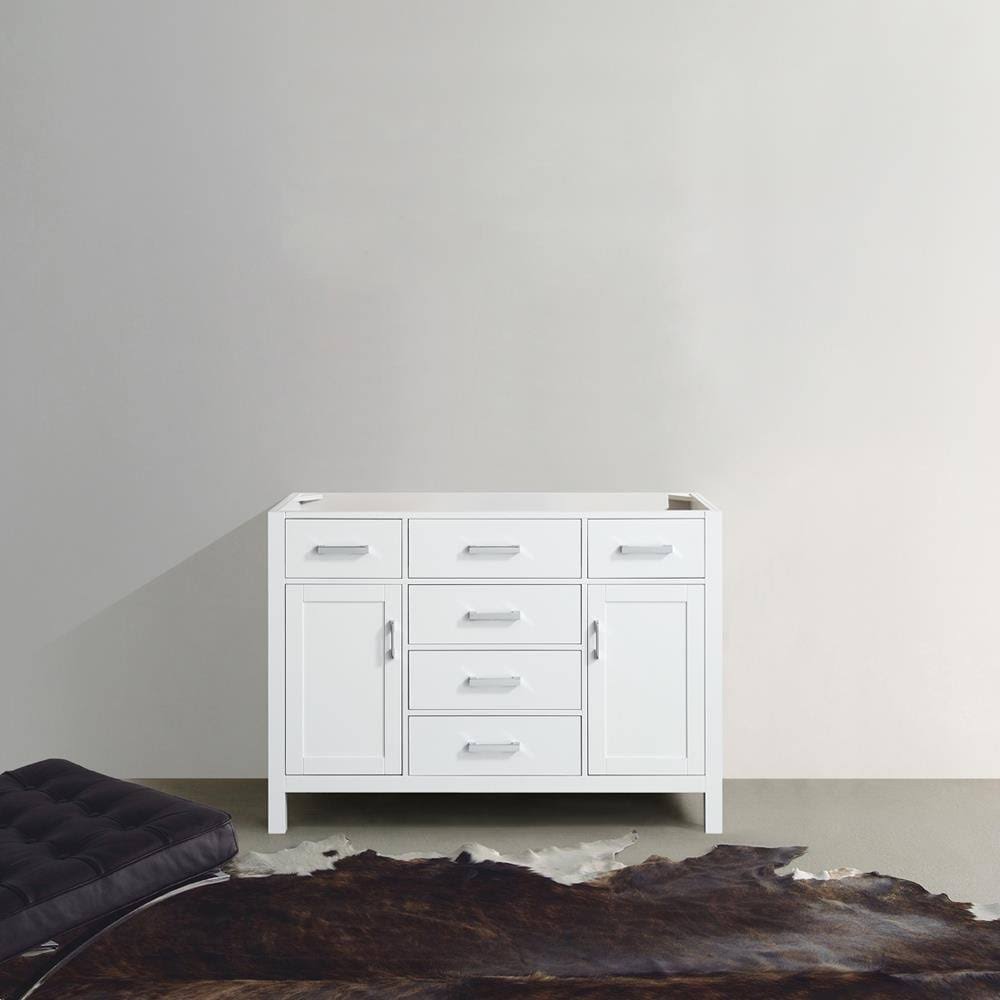White Single Sink Base Cabinet N875