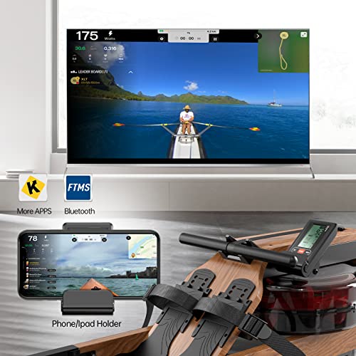Foldable Rowing Machine with Bluetooth Monitor X177499