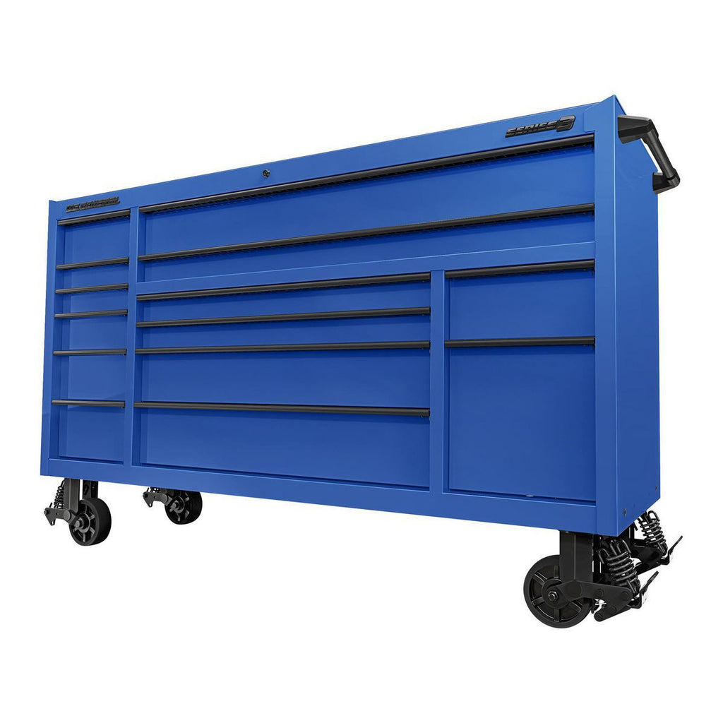 72 in. x 22 in. Slate Gray Triple-Bank Roll Cab W797
