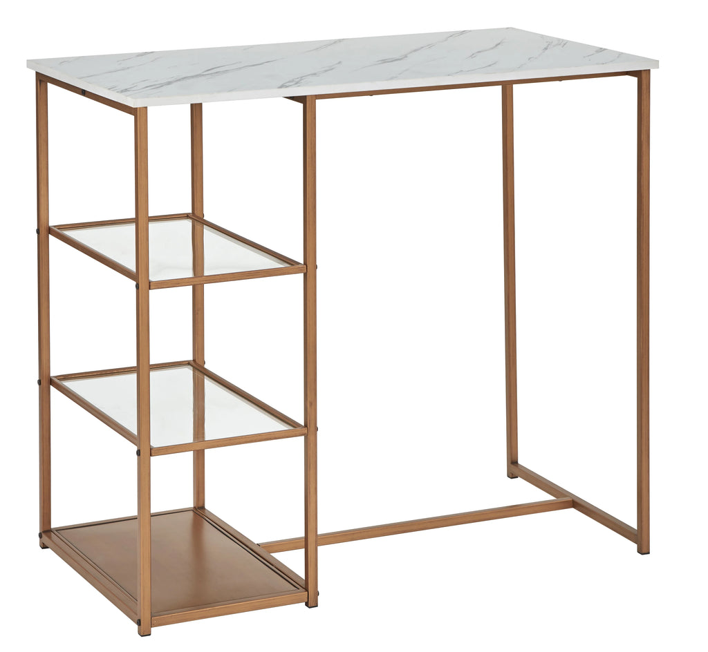 3-Piece Counter Height Dining Set with Table and 2 Stools R59909
