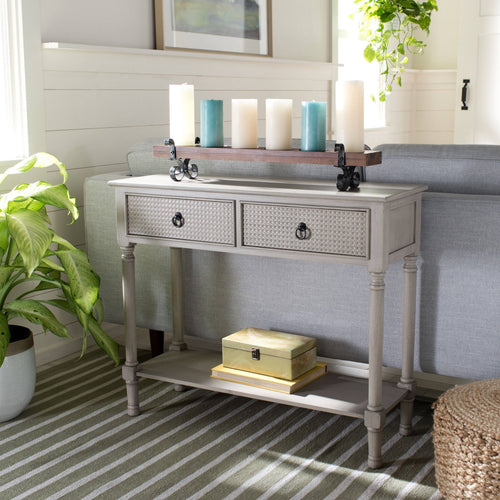 2 Drawer Console Table Greige J807
