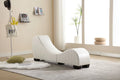 Faux Leather Curved Chaise Lounge Z728