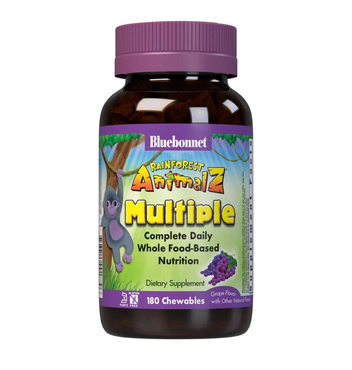 Chewable Kids Multivitamin & Mineral 180 Tablets Grape Flavor N36442