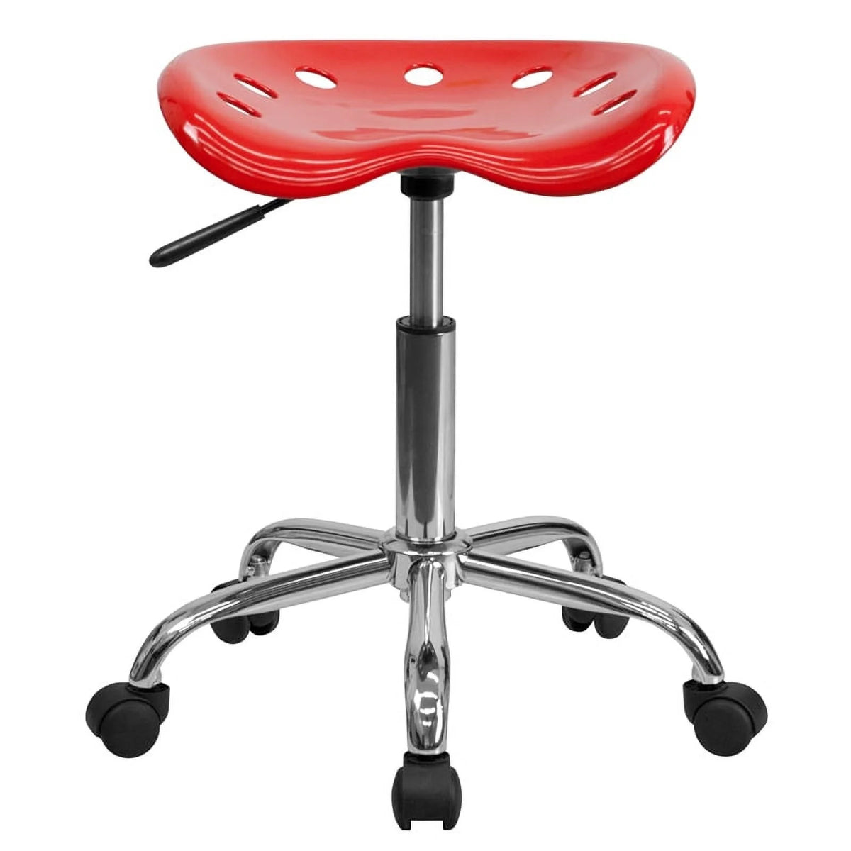 Red Plastic Stool N232