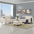 Beige Sofa and Loveseat Set of 2 S8061