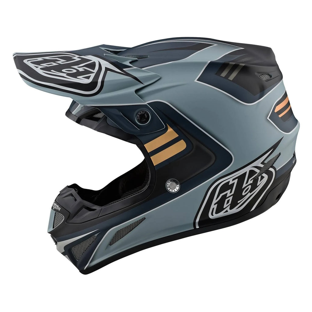 Composite Flash Gray Silver Helmet T284