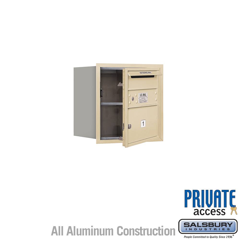 4C Horizontal Mailbox, Sandstone P15312