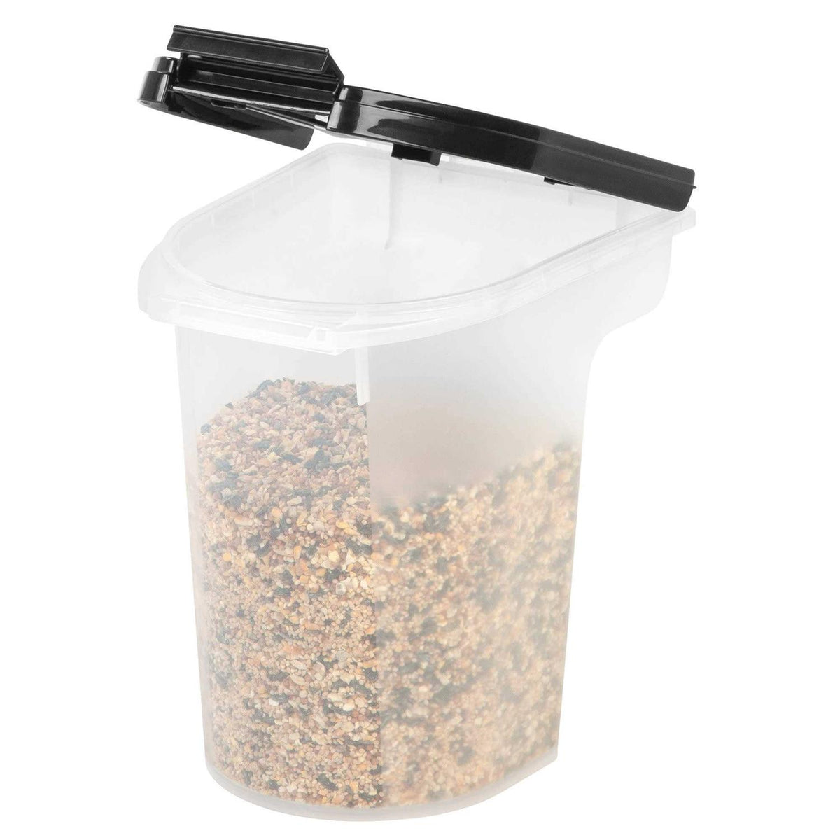 Black Airtight Pet Food Storage Container T84357