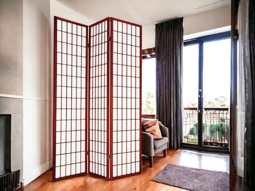 4 Panels 6ft High Japanese Style Room Divider S837